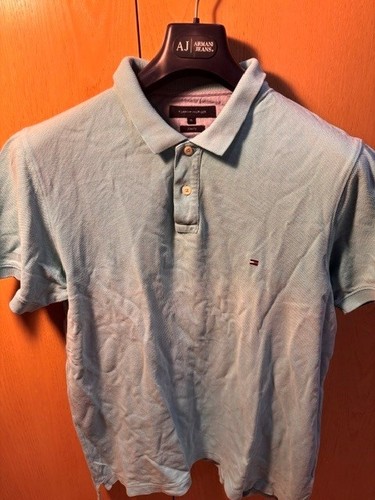 Polo tommy hilfiger azzurra - polo,