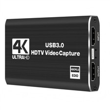 Scheda di acquisizione video 4K USB 3.0 dispositivo di acquisizione audio-videogiochi 1080P HDMI 60FPS
