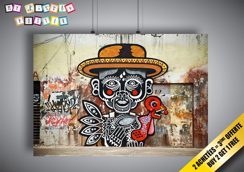 Locandina banksy street art - street,