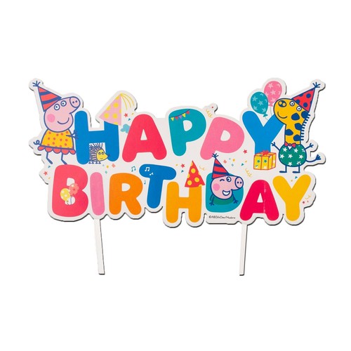Dekora cake topper peppa - ,