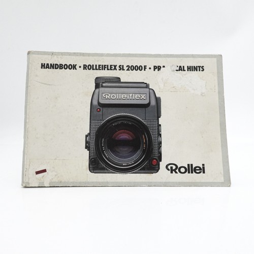 Rolleiflex 2000 manuale - rolleiflex, f