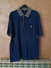 Polo uomo blu 100% cotone