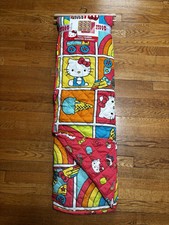 Coperta trapuntata completa/regina reversibile Hello Kitty (nuova)