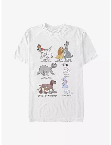 Shirt disney razze cani - t-shirt,