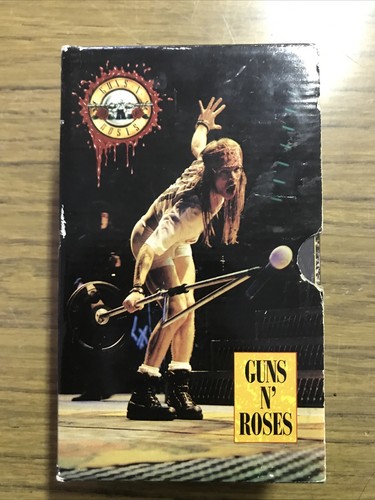 Guns roses paris live vhs - guns,