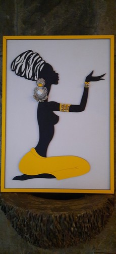 Legno donna muro arte - in,