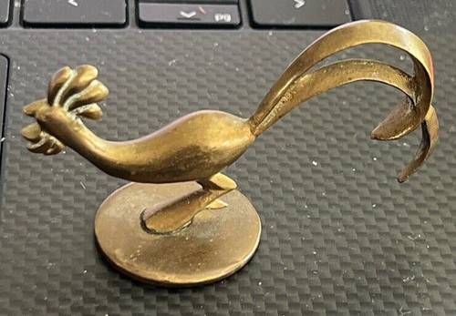 Scultura uccellino gallo