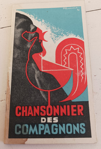 Ancien carnet chansonnier des - ancien,