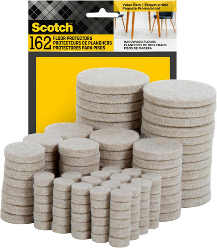 162pcs cuscinetti feltro - 162pcs,