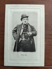1900 CARTOLINA FOTOGRAFICA ATTORE EMILIO ZAGO NON VIAGGIATA