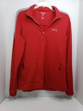 ANTIGUA 1/2 Zip Pullover Red Coca Cola Polyester Athletic Jacket Women's Size M