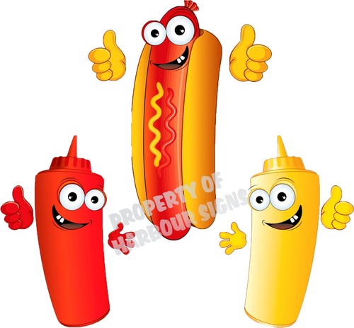 Adesivo hot dog decalcomania - adesivo,