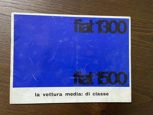 Brochure originale fiat - fiat, 1300