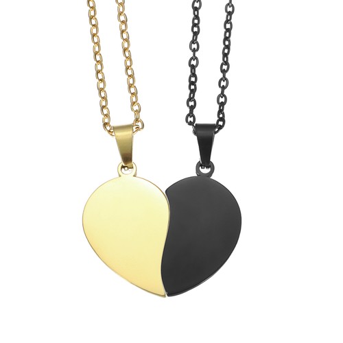 Collana coppia cuore spezzato - coppia,