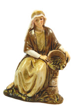 Pastore Contadina con Cesta