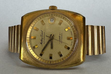 Vintage Mathey - Orologio da uomo Tissot 18k GP UHF Matissonic [095GRS]