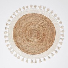Tappeto rotondo in juta