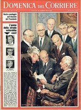 DOMENICA CORRIERE 1964/51=CANI ATTORI LUIGI PARO=VILLA VERRUCCHIO=TELEX=TELEFOTO