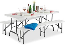 Relaxdays Set Chiosco Tavolo