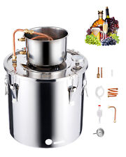 VEVOR Distillatore di Alcol Acqua Kit Fermentazione Birra Vino Capienza ca. 30L