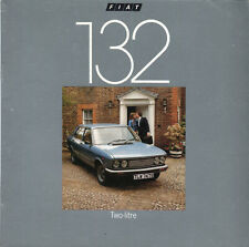 Fiat 132 Due Litri UK Brochure