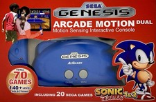 Console Sega Genesis Arcade Motion Dual Interactive AT Games testata funzionante CIB