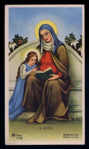 Santino holy card - card"", ar