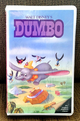 Disney classic dumbo vhs black - disney,
