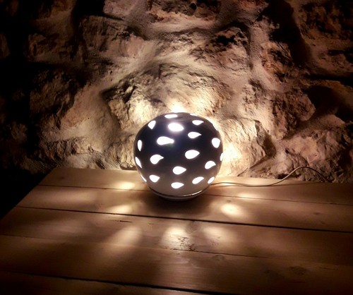 Lampada artistica ceramica