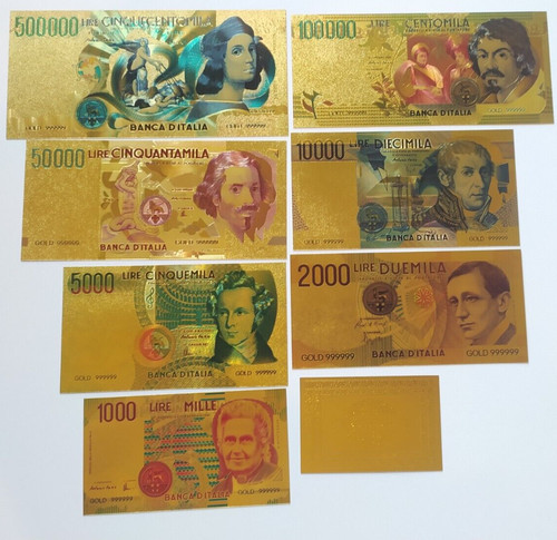 Banconote oro collezione - banconote, collezione-