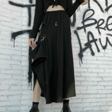 Gonna donna punk gotica fibbia