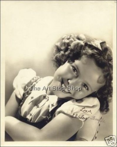 Shirley temple signed photo - shirley,