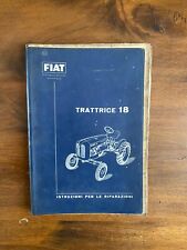 Istruzioni Riparazioni - Fiat Trattori Trattrice 18