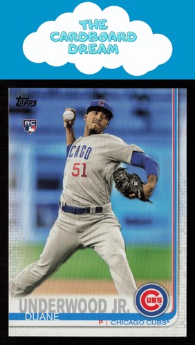 Carta baseball duane underwood - baseball,