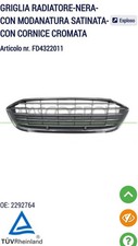 2292764 GRIGLIA RADIATORE NERA
