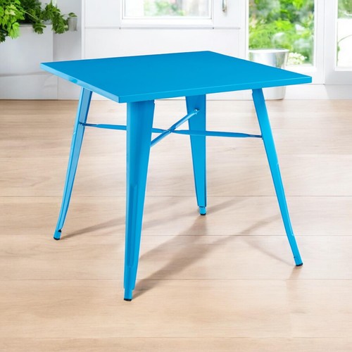 Set tavolo bar metallo blu - tavolo,