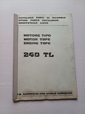 SWM 240 TL trial catalogo ricambi MOTORE originale Engine Spare Parts catalogue