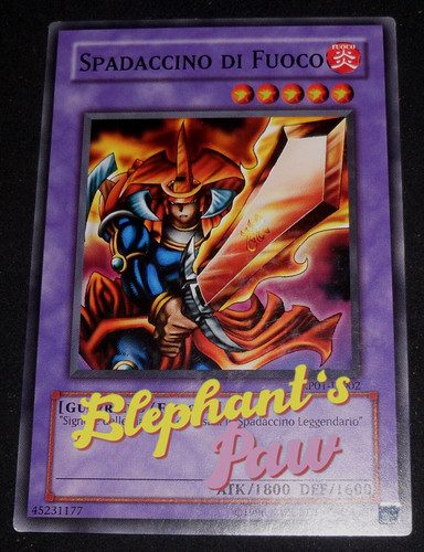 Yugioh spadaccino di fuoco - yugioh,