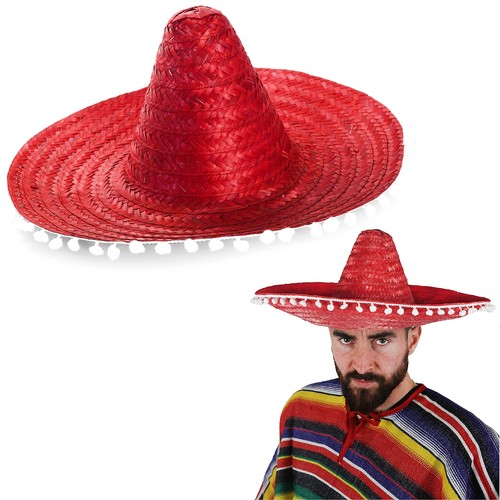 Red sombrero pack with - red,