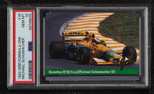 1992 grid motorcard formula - motorcard, 1