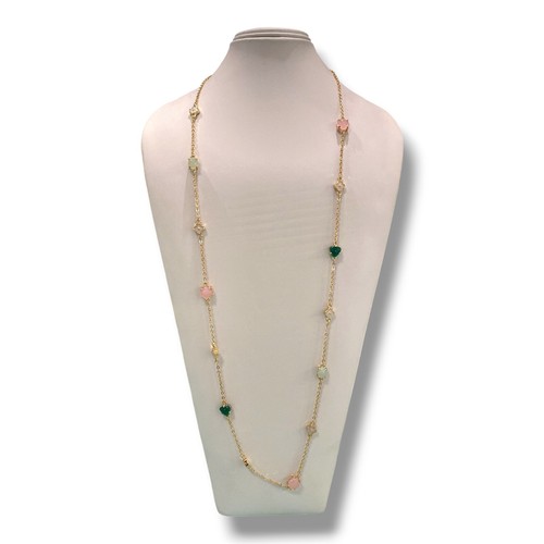 Fashion steel collana - -, lunga