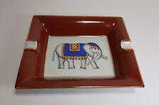 Posacenere Porcellana HERMES Paris Vintage Elefante India Asia Raro Lusso