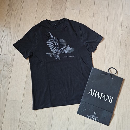 Maglietta armani exchange - exchange, nera