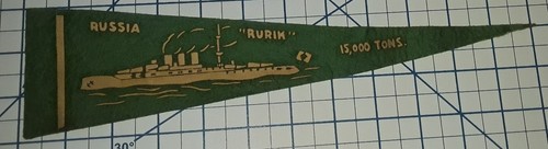 Ww1 russia navy cruiser rurik - russia,