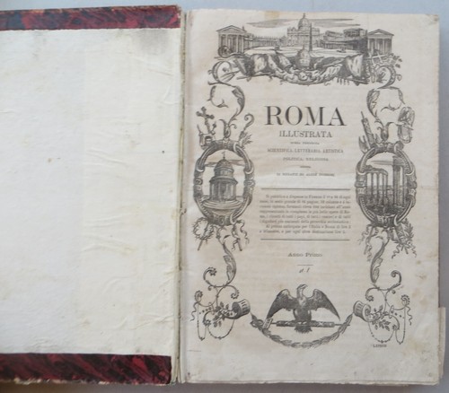 1867 rivista roma illustrata - 1867,