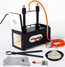 DFPROF2+2D Forgia a Gas Propano Fucina Forno Bruciatore Fabbro