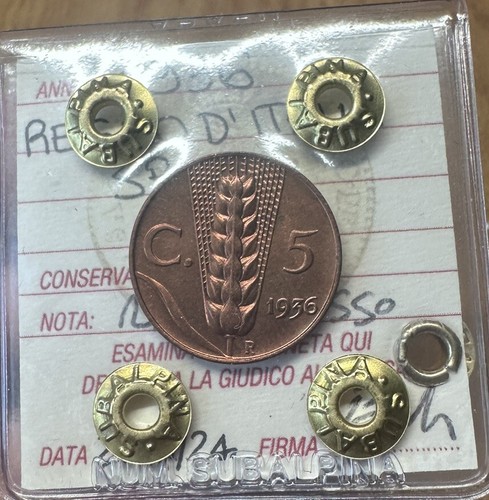 Moneta regno italia cent - 5,