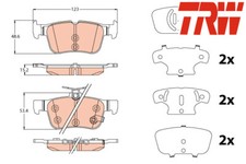 SET PASTIGLIE FRENO POSTERIORI
