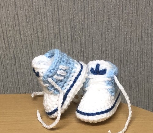 Scarpe bambino all'uncinetto