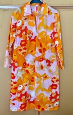 Marimekko. Abito Oskarine in popeline di cotone. Design Unikko. Taglia 36.